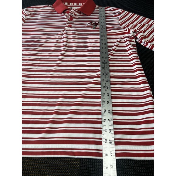 Tampa Bay Buccaneers Polo Red White‎ Mens Large NFL Apparel TX3 COOL - Picture 3 of 5